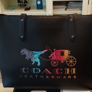 Limited Edition Coach Rexy and Carriage Tote Bag